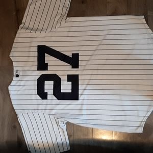 New York Yankees Giancarlo Stanton Pinstripe Home Jersey Majestic